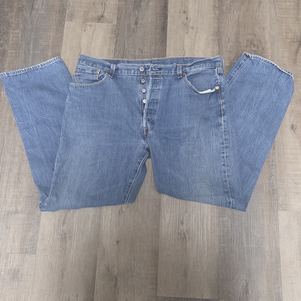 Levi's 501 Relaxed Fit Blue Jeans